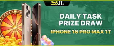 Daily Task Prize Draw: iPhone 16 Pro Max promotion